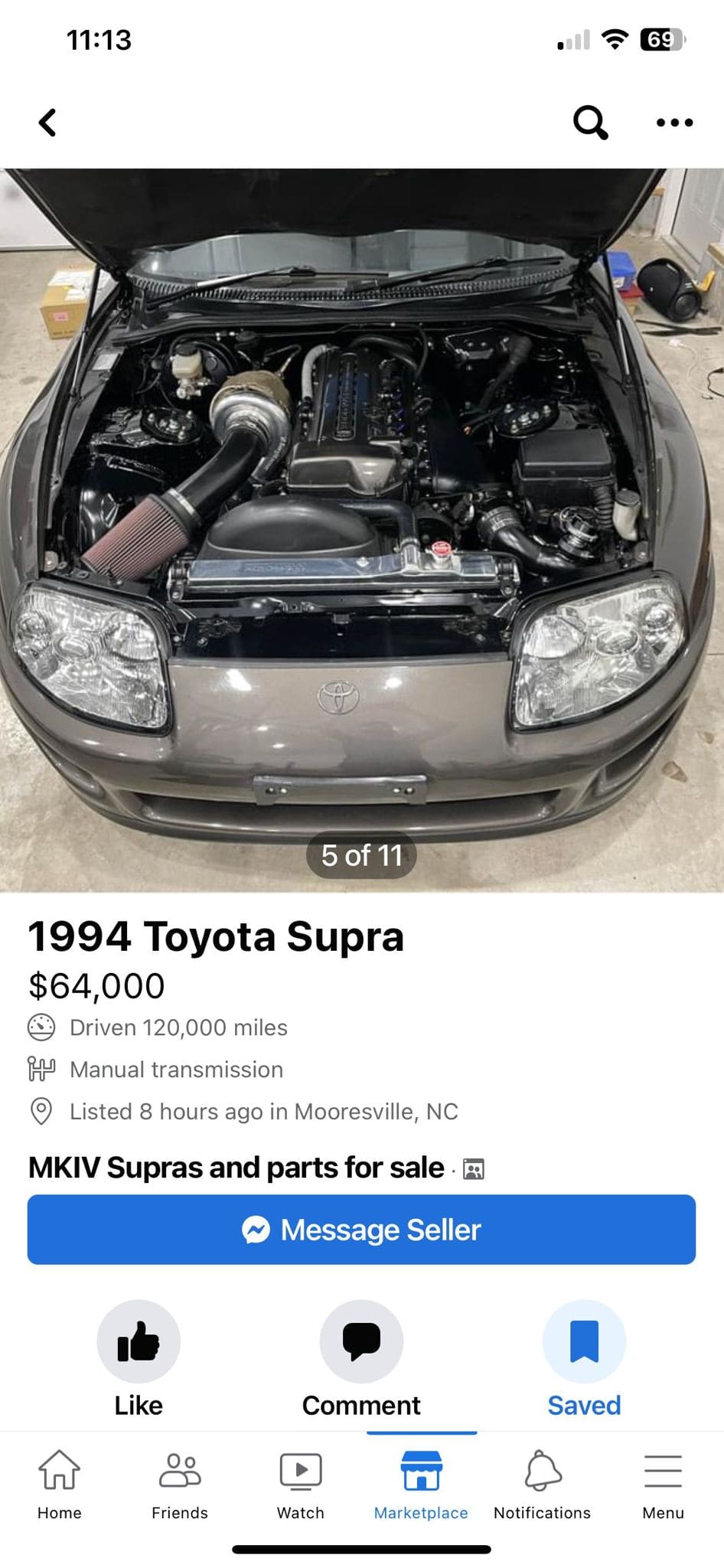 Toyota Supra Mk4 — 2JZ VVTi Single Turbo CD009 Swap — photo 8