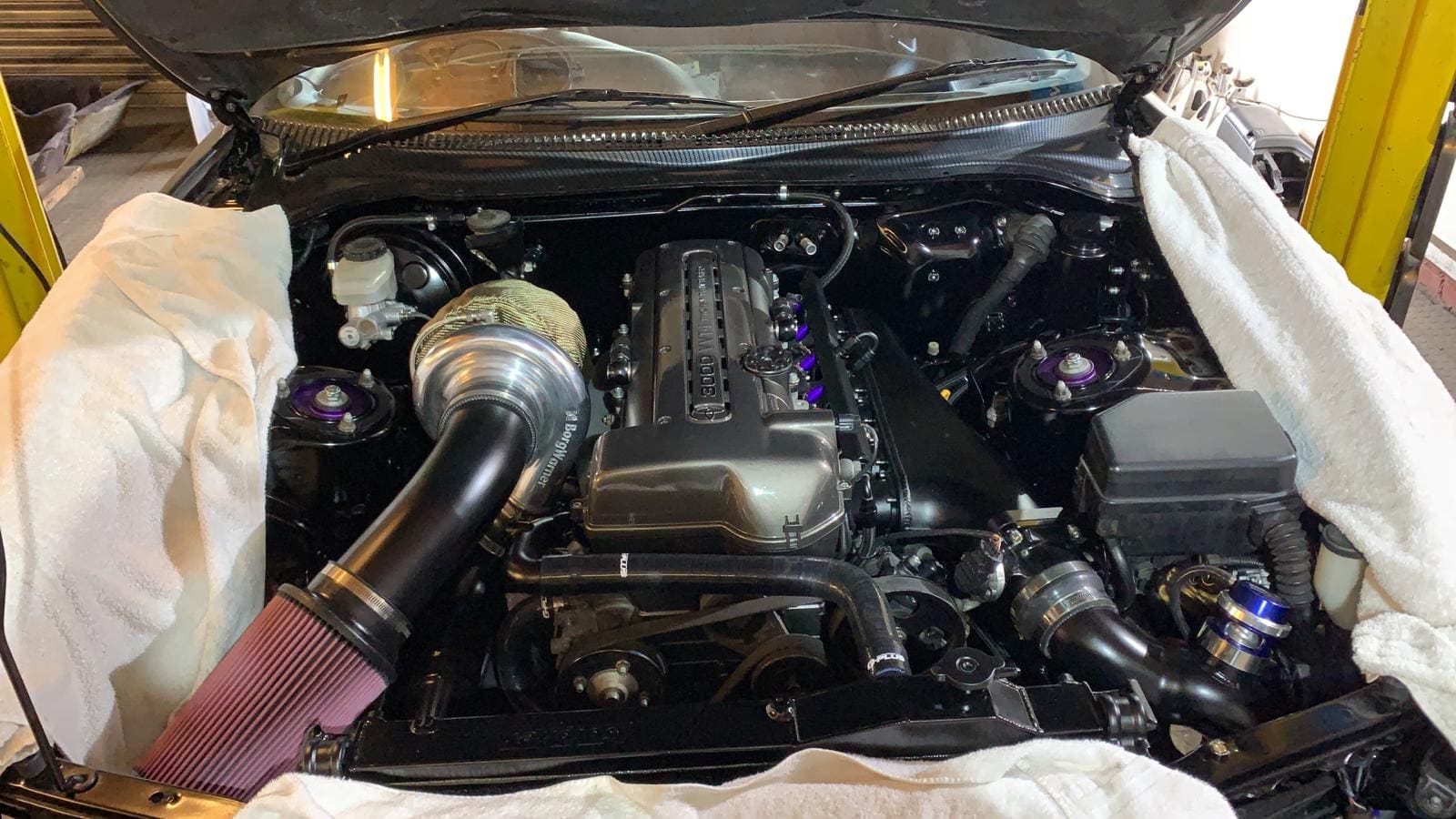 Toyota Supra Mk4 — 2JZ VVTi Single Turbo CD009 Swap — photo 11