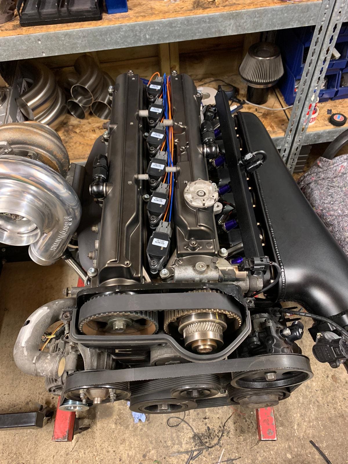 Toyota Supra Mk4 — 2JZ VVTi Single Turbo CD009 Swap — photo 17